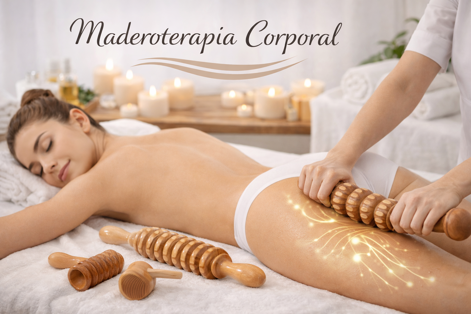Maderoterapia rodillo madera corporal Barcelona